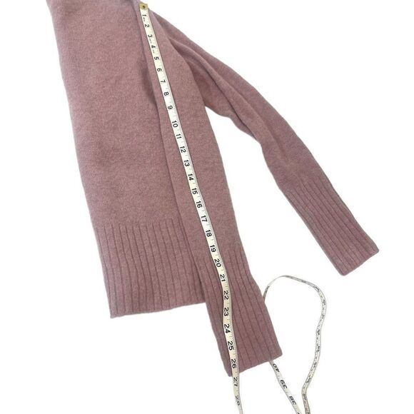 Madewell Glenmoor pink mock neck sweater wool alpaca small - Picture 8 of 16